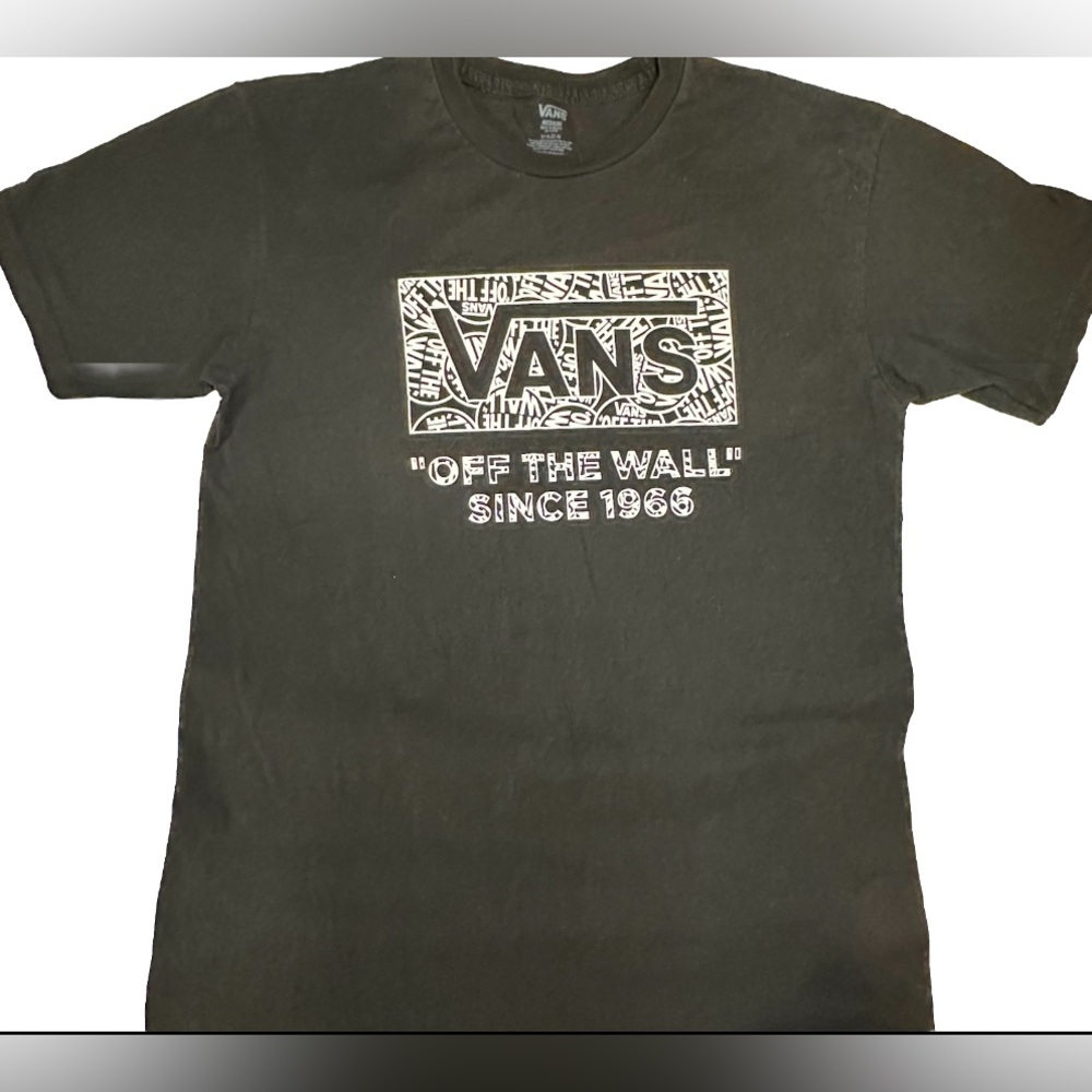 Vans Off The Wall Since 1966 Graphic Shirt‎ Black Size Medium Pre-owned